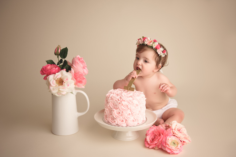 Newborn Photography Covered In Flowers - newborn baby