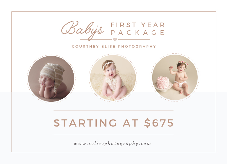 baby photography packages first year