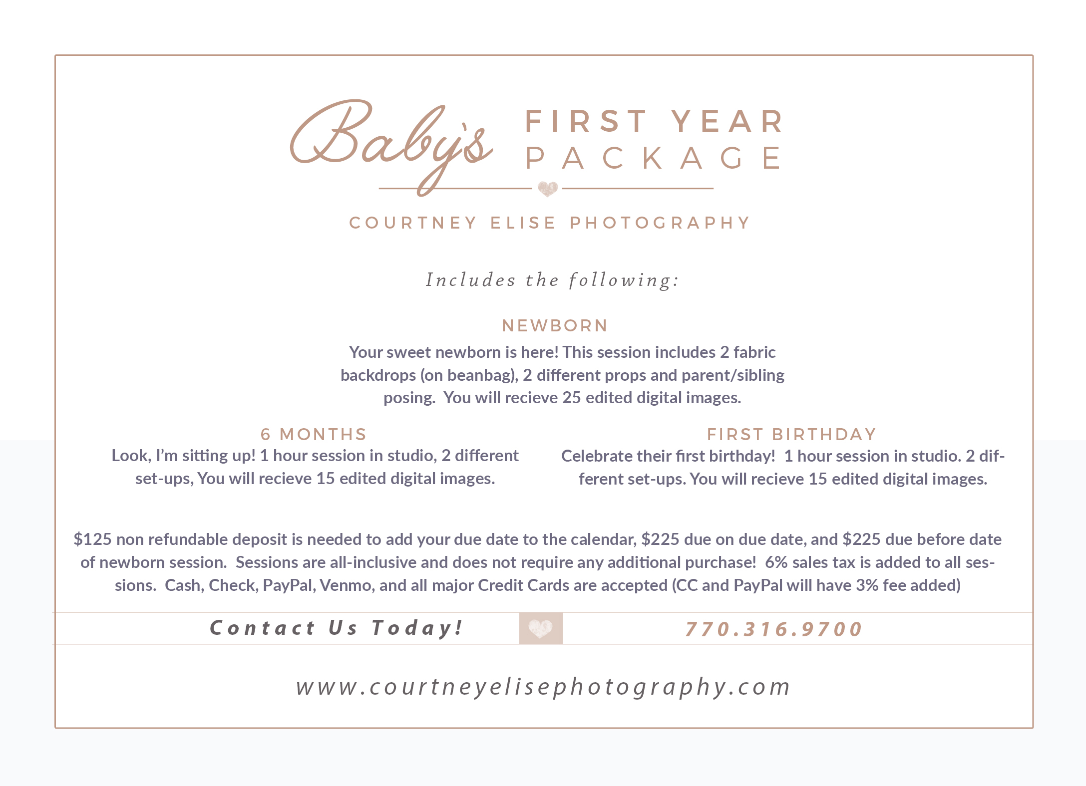Pricing-Courtney-Elise-Photography-First-Year-Package