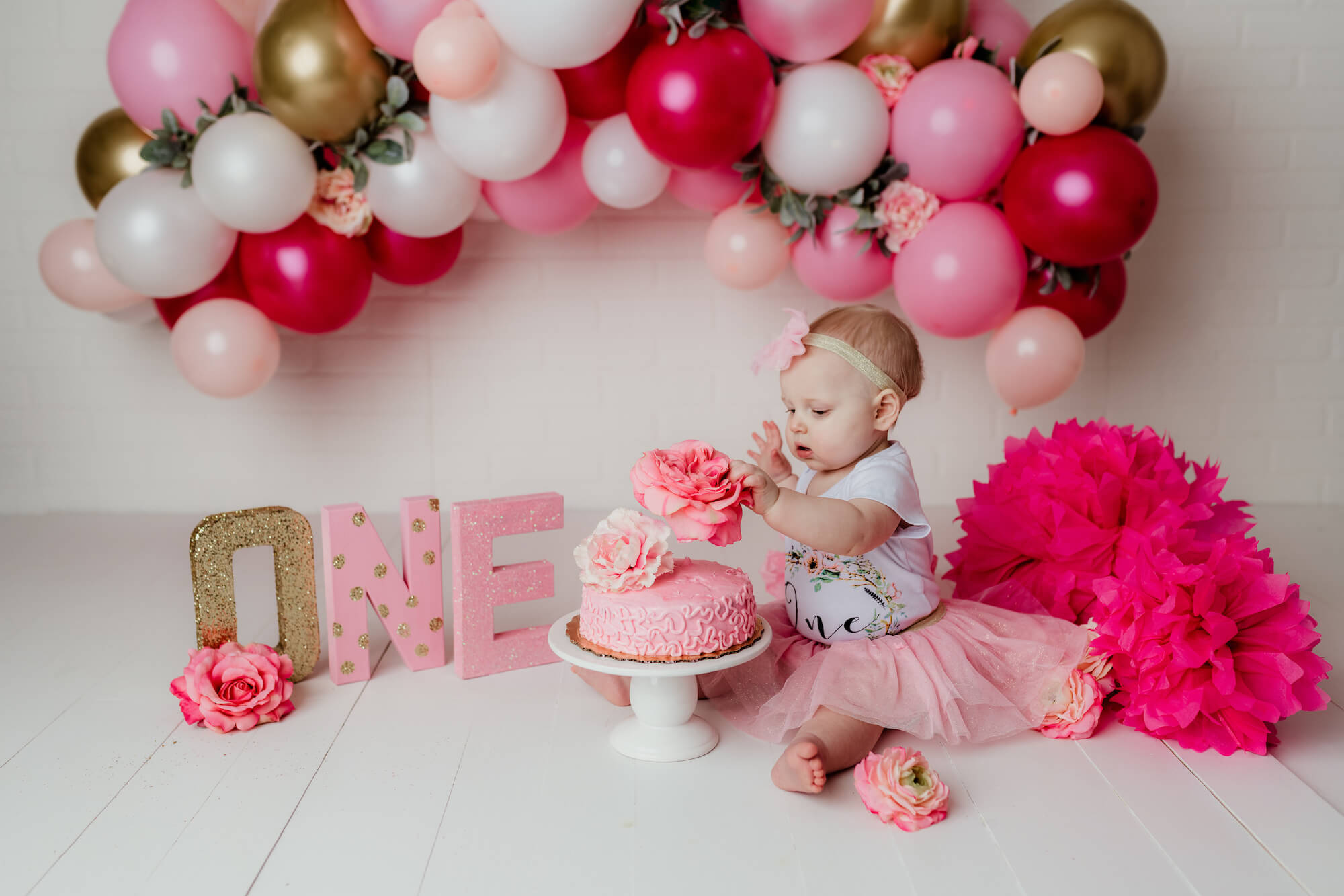 canton ga cake smash first birthday photography