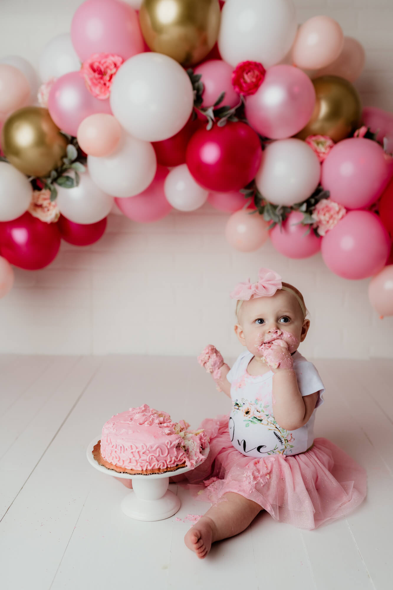 canton ga cake smash first birthday photography