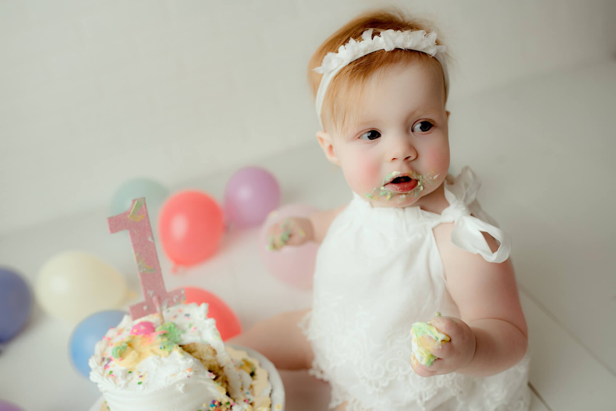 roswell ga first birthday photography session-cake smash photos