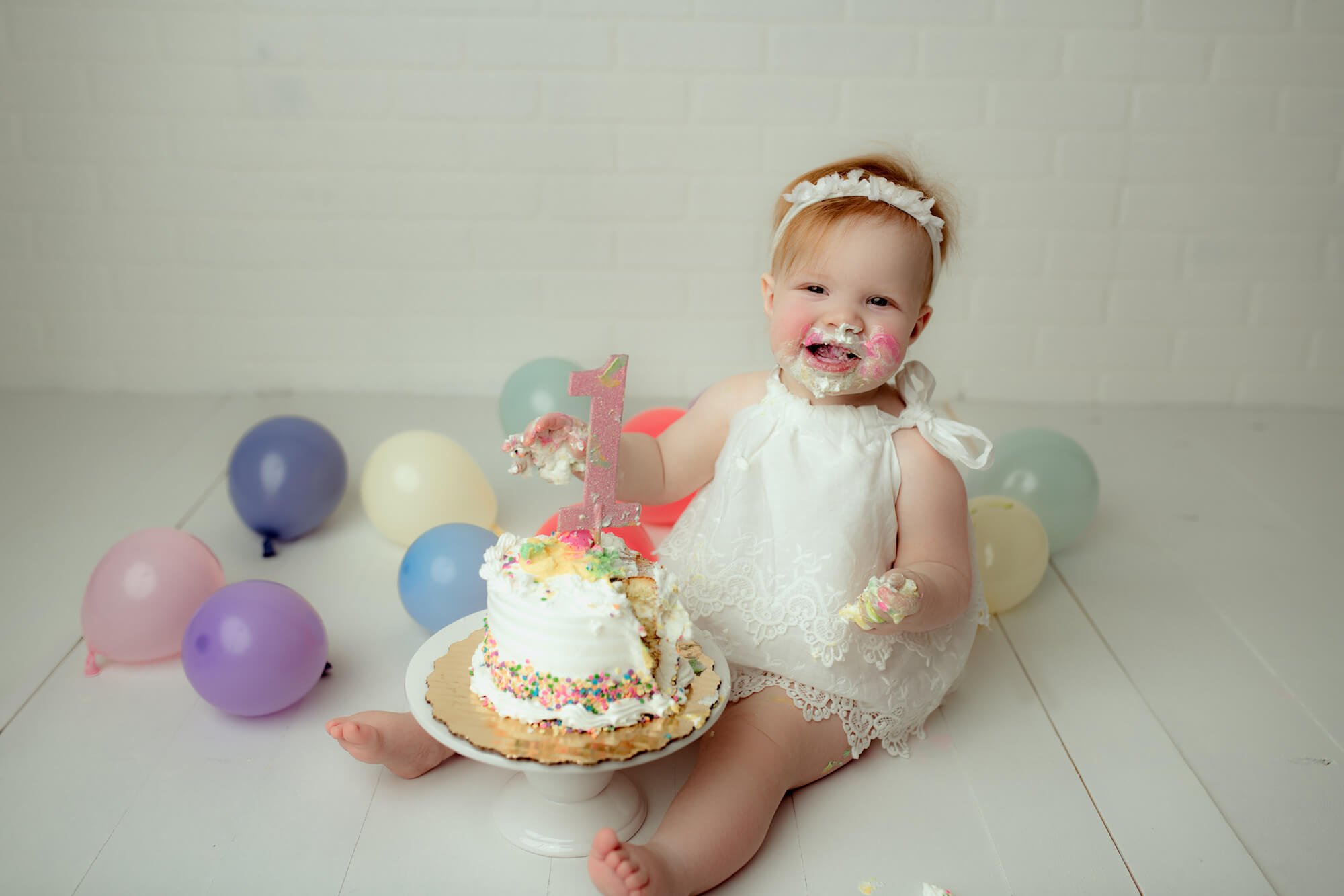 roswell ga first birthday photography session-cake smash photos